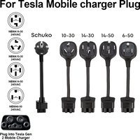 Beret 240V Outlet at 16A/32A Nema 6-50/10-30/14-50/14-30 Adapter For Model S,3,X,Y Gen 2 Ev Charger Extension Cord Connecto