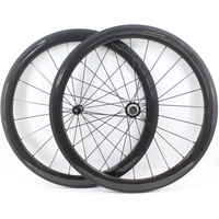 AliExpress Newest 700C Road Bike 3K UD 12K Full Carbon Fibre Bicycle Wheelset carbon tubular clincher tubeless rims 38/50/60/88mm wheelset