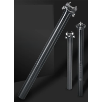 AliExpress NONE No Logo Lightweight Full Carbon Fiber Bicycle Seatpost 27.2/25.4/30.8/31.6 Road Mountain MTB Bike Seat Post Matte / Glossy