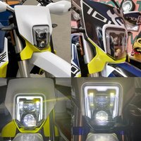 AliExpress PowerMotor Enduro Motorcycle Headlight for Husqvarna 701 Led Supermoto TE TC FE FC Cafe Racer Accesories Dirt Bike Motocross Modified Parts