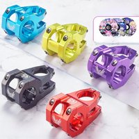 AliExpress KRSEC Mountain Bike Power Stem 35/45mm Length 0 Degrees Road Bike Stem 28.6mm for 31.8mm Bicycle Handlebar Mtb Stem