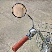 AliExpress NONE Bicycle Universal Retro Metal Rearview Mirror Electric Bicycle Circular Square Reflector Reverse Mirror Modification Accessories