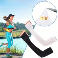 AliExpress 2-6 Pairs Arm Sleeves Summer Sun UV Protection Hand Cover support Running Fishing Cycling Ski Arm Cover Warmers For Men Women