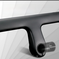 AliExpress RXL SL Integrated Carbon Handlebar OD2 28.6/31.8mm Road Bicycle Drop Handle Bar Internal Routing Racing Bike Handlebars