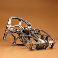 AliExpress WALGUN SHANMASHI New titanium alloy CNC bicycle pedal Ultralight road mtb bike 3 bearings mountain bike folding bike pedal 283g