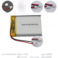 2pcs 3.7V 900mAh 3.33Wh Rechargeable Li-Polymer Li Battery 703040 JST 2Pin 1.0/1.25/1.5/2.0/2.54mm For GPS Bluetooth Speaker