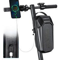 AliExpress NONE NEWBOLER 3L/5L Electric Scooter Bag Accessories Electric Vehicle Bag With USB Port Waterproof Scooter Front Bag Bike Bag