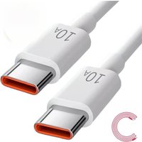 10A Type C To Type C Cable 120W Super Fast Charging Phone Charger USB C Data Cord For Samsung Xiaomi Huawei Quick Charger Cable