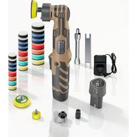 Kabellose Mini-Autopoliermaschine für Detailing und Kratzerentfernung 5/3 Zoll Pals-Kit für Auto-Wachsen