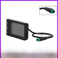 S866 Electric Bike LCD Display Meter 24V 36V 48V Control Panel with Waterproof Plug for Electric Scooter E-Bike Parts