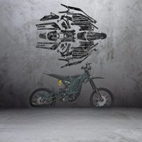 AliExpress Stickers used for Surron Light bee X S Bike accessories Protective Sticker Kits Forged Carbon Fiber 5D decoration protect paint