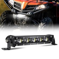 Led Light Bar 7 Inch Single Row Led Work Light Driving Spot Beam 6D Slim Off Road Fog Lamp 12V for Truck 4X4 Suv Atv Boat