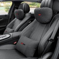 Car Interior 5-Color Selectable Headrest For Skoda VRS Auto Headrest Neck Support Lumbar Cushion Soft Neck Pillow Accessories