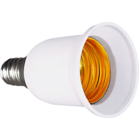 RnnTuu LED Lamp Adapter E14 to E27 Lamp Holder Converter Socket Light Bulb Lamp Base Holder Adapter Plug Led Light Use