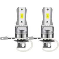 2Pcs 30000LM H3 LED Car Headlight 120W Mini H3 Led For Car Headlamp Fanless Light Auto Diode Fog Lamps 6000K White 3000K Yellow