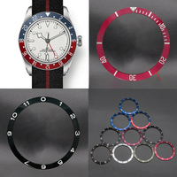 Watch Parts Sloping Ceramic Aluminum Bezel Insert Fit TD Black Bay Grantour SUB GMT Grantour Men's Watch Repair Parts Gift