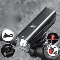 AliExpress ROCKBROS Bicycle Light 1000LM 4500mAh Bike Light IPX6 Flashlight Aluminum Front Lamp Type-C Charging MTB Road Cycling Highlight