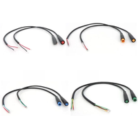 AliExpress NONE 6mm M6 2/3/4/5 Pin core male female Julet Electric ebike Butt Plug power Cable Connector waterproof Scooter Brake Signal Sensor