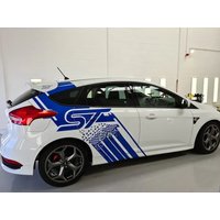 Ford Focus Performance ST Sticker MK3, CUSTOM Car Whole Body Styling Car Decal MK2, 3M Vinyl, Red Silver Black Blue Car Wrap, Ne