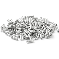 AliExpress OIMG 100PCS MTB Bike Bicycle Brake Shifter Aluminum Inner Cable Tips Crimps Cycle Cycling Parts Derailleur Shift Cables End Caps