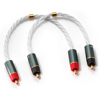 DD ddHiFi RC20A RCA Signal Cable with PCOCC Conductor for Connecting Desktop DACs and Amplifiers (Available in 20cm / 40cm)