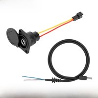 AliExpress Lithium Charger DC2.1/2.5 Output with Cover Socket Cable Power Connection Charging Port for E- Bike Charging Plug with Cover