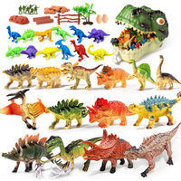 Children Simulation Dinosaur World Toy For Boy Jurassic Models Action Figures PVC Tyrannosaurus Animals Park Kids 3 Years Gift