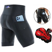 AliExpress X-TIGER Men's Cycling Shorts Three Pockets 5D Gel Pad Bike Shorts Reflective MTB Mountain Road Cycling Tights