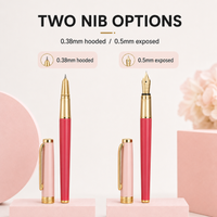 Student Fountain Pen Colorful Iridium Gold Nib 0.5mm for Kids Writing Practice High Value Hero Brand P108 School Supplies