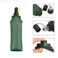 AliExpress 250ML 500ML TPU Soft Folding Water Bottles BPA-Free Collapsible Flask for Hydration Pack - Ideal for Running Hiking Cycling