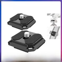 Neewer Quick Release Plate 38mm Square Arca Type QR Camera Mount Plate Compatible with Peak Design Capture V3 Camera Clip