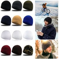 AliExpress NONE Warm Winter Skull Cap Soft Polar Fleece Hat Thick Windproof Cap Outdoor Beanie Cap Ski Cap Unisex Suitable For Unisex 1PC