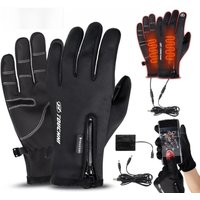 AliExpress Shunmaii USB Touch Screen Gloves Electric Heated Hand Warmer Winter Warm Heated Gloves for Cycling Running Driving Hiking Walking M-2XL