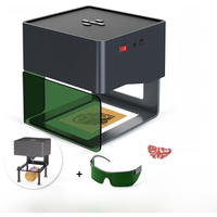DAJA DJ6 Mini Portable Laser Engraver Diy Bluetooth Machine Painted Dog Tag Paper Leather Wooden Plastic Logo CNC Machine