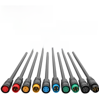 AliExpress 5/20/100 PCS M6 M8 Julet Sensor Waterproof Electric Bicycle Butt Joint Plug Male Female Ebike Display Cable Connector Wire 20cm