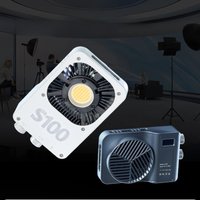 S100 100W Photography Light Dual Color Temperature COB Light Lamp Camera DSLR Lighting Portable Handheld Fill Light for Outdoor