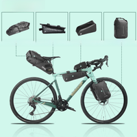 AliExpress Rhinowalk Bicycle Bag Waterproof Set 1.2L-13L Bike Fork Bag Top Tube Bag Tail Bag Triangle Frame Bag Bikepacking Cycling Bag