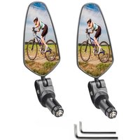AliExpress ECIOSL 1 Pair Rotatable Bike Rearview Mirror Bar End Bike Mirrors Bicycle Handlebar Rear View Mirror Cycling Reflector Bike Accessories