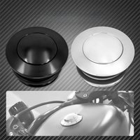 Motorcycle Pop Up Gas Cap Black/Chrome Fuel Oil Tank Cover For Harley Sportster XL 883 Touring Street Electra Glide Softail Dyna
