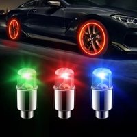 AliExpress NONE 2/4Pcs Car Hub Ambient Light Bicycle LED Tire Lights Universal Car Neon Lamp Valve Cover Lights Tire Colorful Flashing BulbDecor