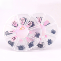 3D-40D Mixed Length Thin Pointy Stem Premade Volume Loose Fan Lash Slim Base Promade Russia Volume Fans Eyelash Extension Loose