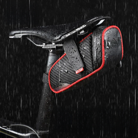 AliExpress West Biking WEST BIKING 1L/1.8L Bicycle Saddle Bag Waterproof MTB Road Bike Seat Bag Refletive Cycling Seat Tail Rear Bag Cycling Accessory