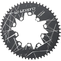 AliExpress MEROCA Litepro 110BCD 130BCD Oval Chainring 110/130MM 52/54/56/58/60T for Brompton Folding Bike Crankset Road Bicycle Chainwheel