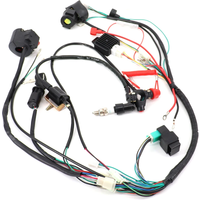 AliExpress HTBCCHB Motorcycle CDI Wiring Harness Loom Solenoid Ignition Coil Rectifier for 50cc 110cc 125cc PIT Quad Dirt Bike ATV Motorcycle Parts