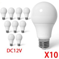 10pcs E27 LED Bulb Lights DC 12V lampada luz E27 lamp 3W 6W 9W 12W 15W 18W spot bulb Led Light Bulbs for Outdoor Lighting AP 12V
