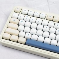MOG Soy milk Keycap PBT Dye Sublimation 139keys Ergonomics Gaming Customized Cute Accessories For Mechanical Keyboard Girls Gift
