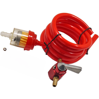 AliExpress 6MM ATV Mini Motocross Dirt Pit Bike Fuel Tank Switch Petcock Valve Gas Petrol Filter Hose Tube Pipe Inline Clamp Clips 70-160cc