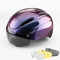 AliExpress ROCKBROS Bike Goggle Helmet Men EPS Integrally-molded Breathable Cycling Visor Lens Helmets MTB Road Safe Bike Helmet