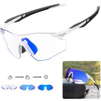 AliExpress kapvoe Kapvoe New UV400 Sports Red Photochromic Cycling Sunglasses MTB Eyewear Outdoor Bike Glasses Goggles Cycling Equipment