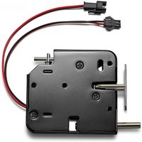 Electric Cabinet Lock 12V Electromagnetic Solenoid Lock Latch Lock for Drawer Vending Machine Mini Door Lock Safety Lock SM2P
